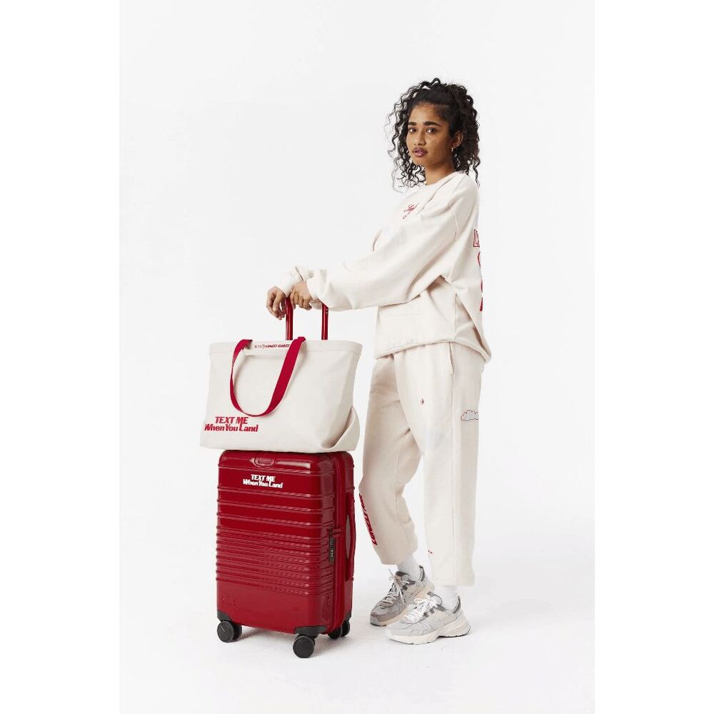 NWT Beis x The Lonely Ghost Travel Tote in Ghost White - LIMITED EDITION - Picture 6 of 12